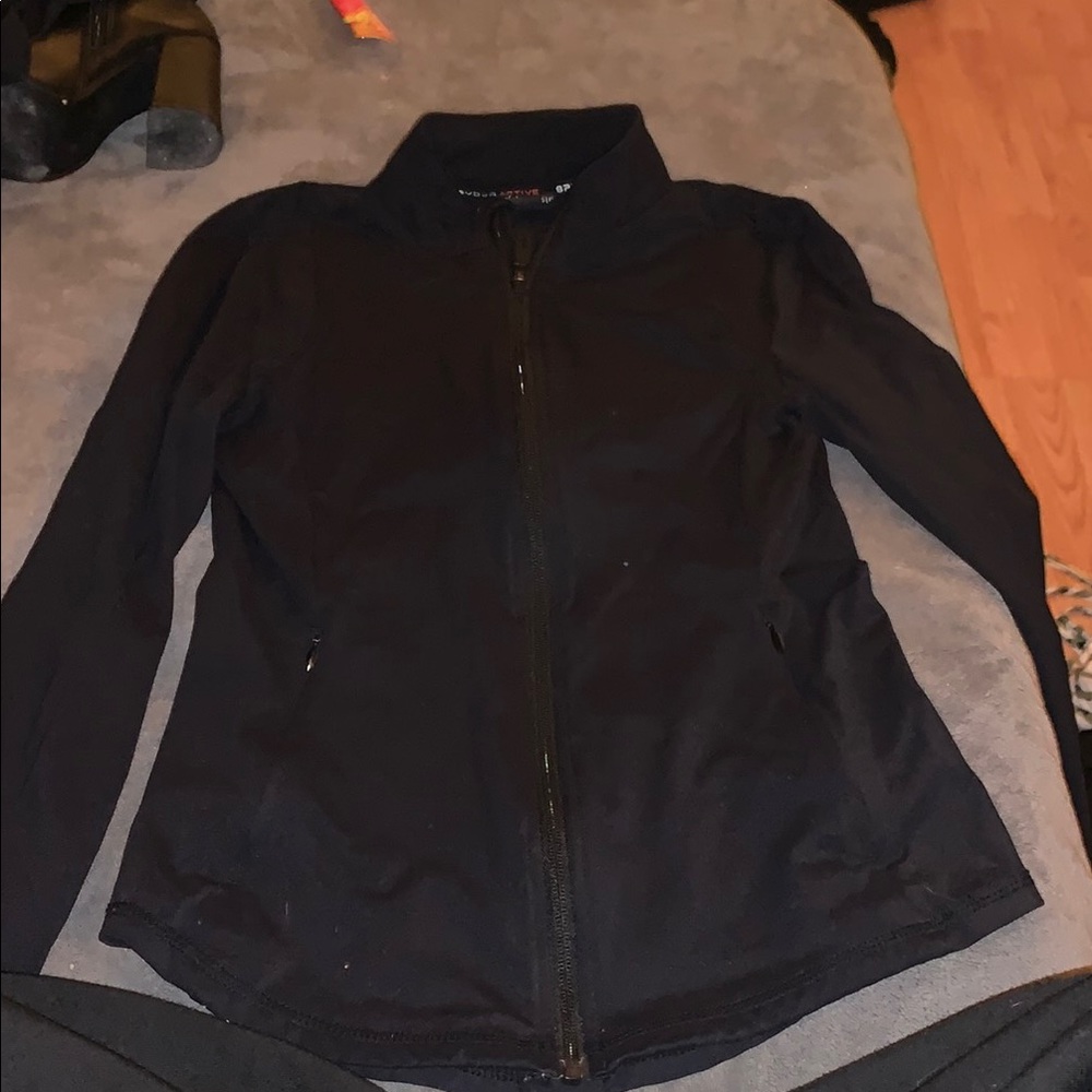 Spyder Black Bomber Jacket Sleek Lightweight Design